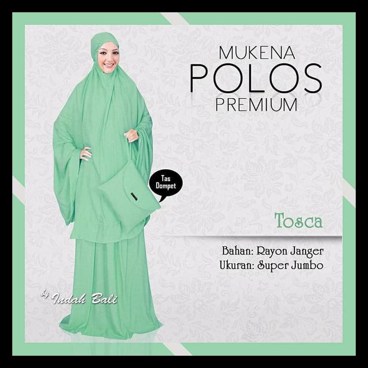 MUKENA BALI SUPER JUMBO POLOS MUKENA KATUN JEPANG - MUKENA BIG SIZE