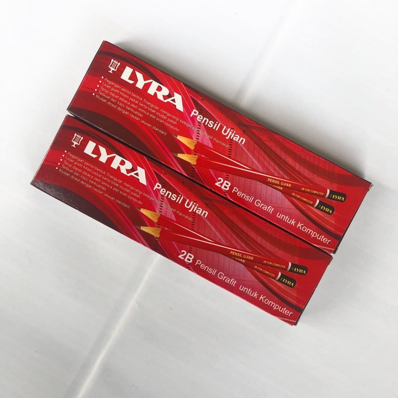 (1 Pcs) Pensil Ujian 2B Lyra (GROSIR 3000)