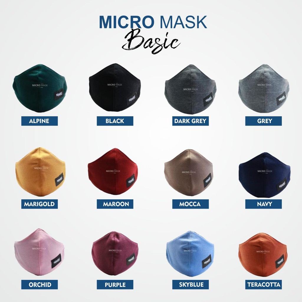 Masker Kain Pria Wanita Cowok Cewek Hijab Friendly Tali Karet Elastis 2 Ply Hijacket Mask Headloop-5