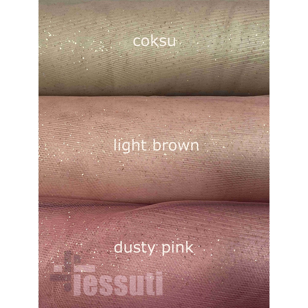 KAIN TILE GLITER / SOFT GLITTER TULLE IMPORT