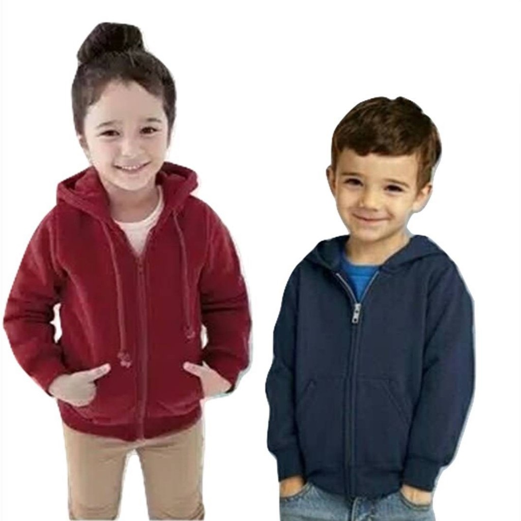 VGN JAKET POLOS ANAK-ANAK / FASHION ANAK-ANAK / JAKET ANAK FLEECE/ JAKET TERLARIS / JAKET KEKINIAN