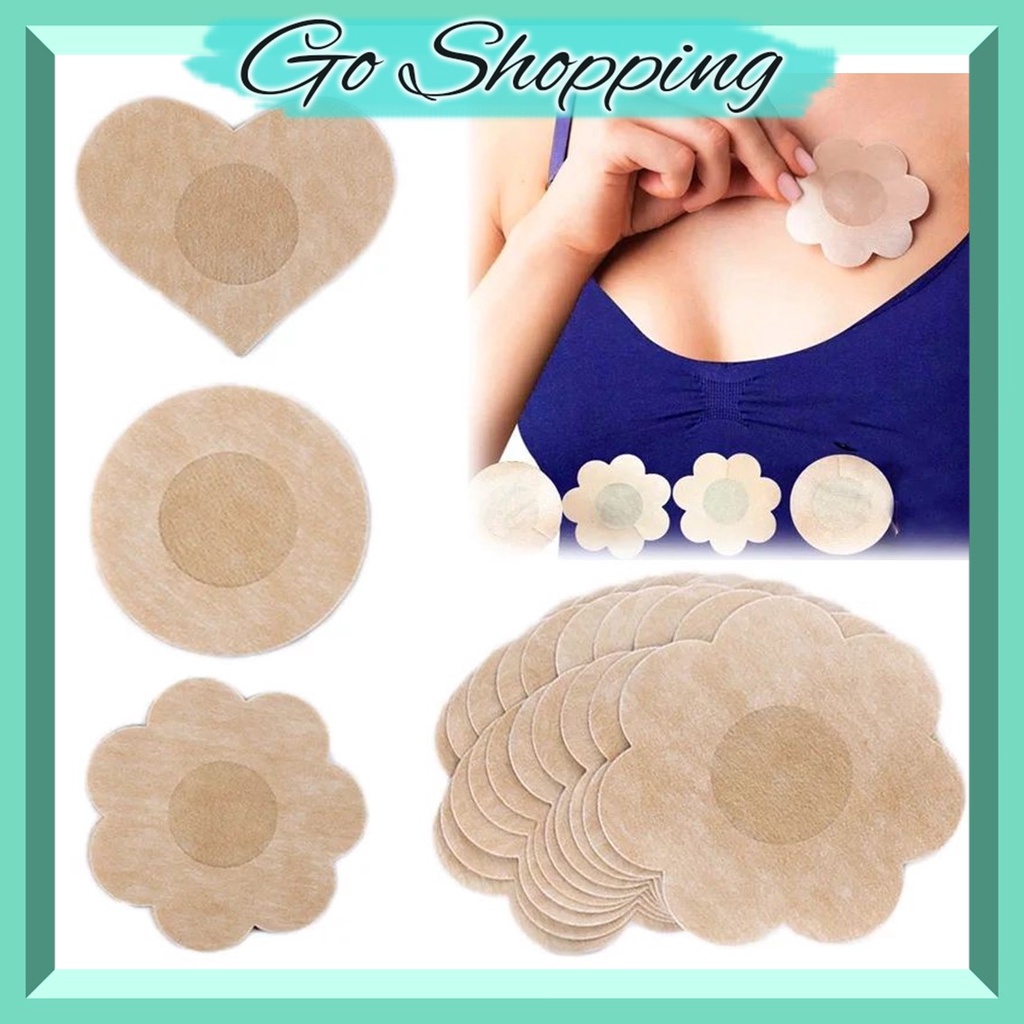 GO! BC762 nipple cover isi 5pcs untuk Penutup puting payudara nipple cover disposable bra