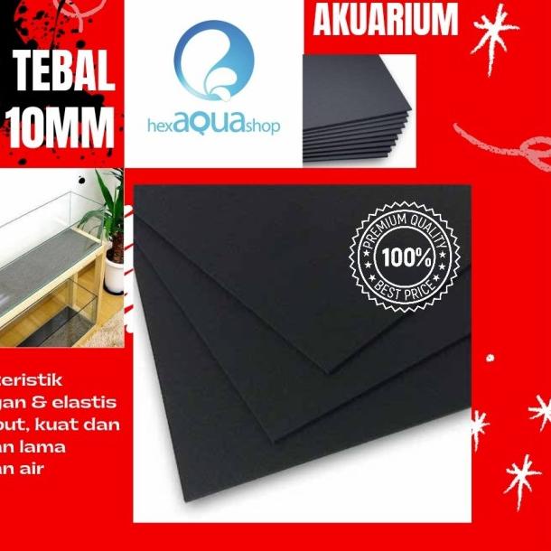 Busa ati - alas akuarium - tatakan aquarium - spon - karet - 60x35cm