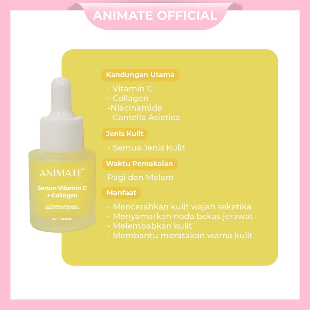 ANIMATE Vitamin C + Collagen Serum 20ml