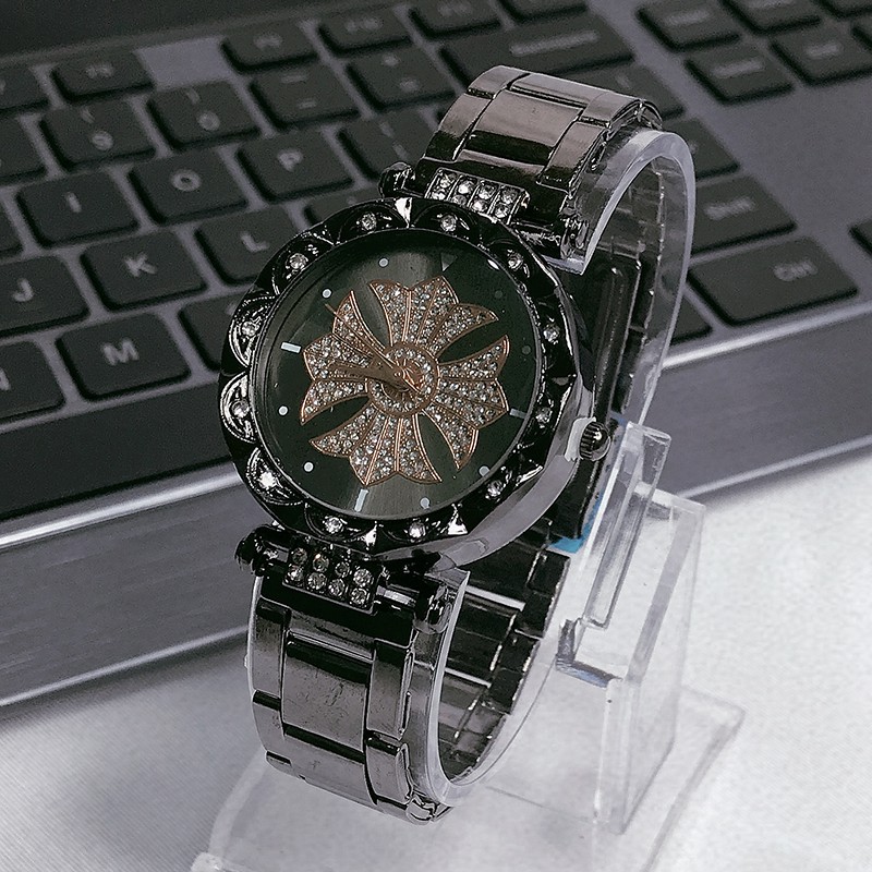 ✅[COD] JAM TANGAN WANITA MURAH FASHION CRYSTAL KRISTAL PREMIUM W10