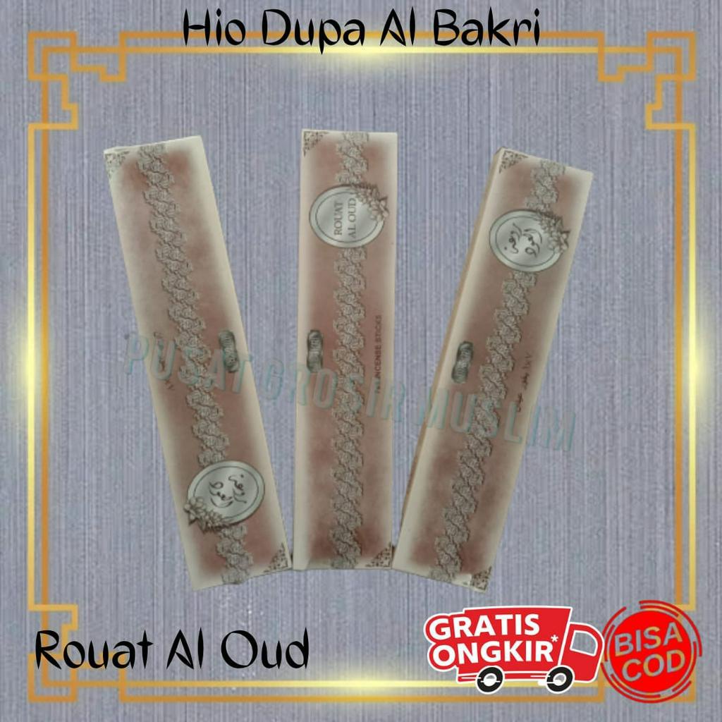 Hio Dupa Al Bakri Harum Aromaterapi Aroma Rouat Al Oud Isi 28 Pcs Buhur Lidi