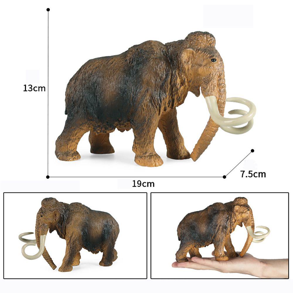 Nanas Manusia Hidup Model Mammoths Sains &amp; Alam Edukasi Dini Mainan Mengajar Gajah Wol