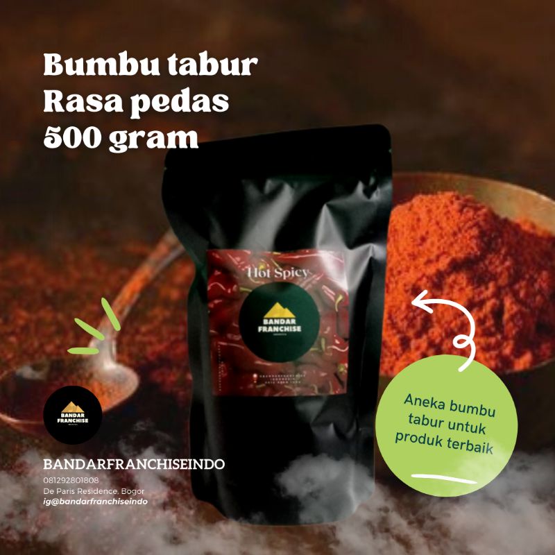 

Bumbu tabur aneka rasa pedas 500 gr