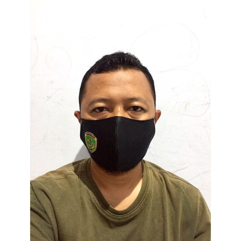 MASKER PERSEBAYA BORDIR (3 PLY)