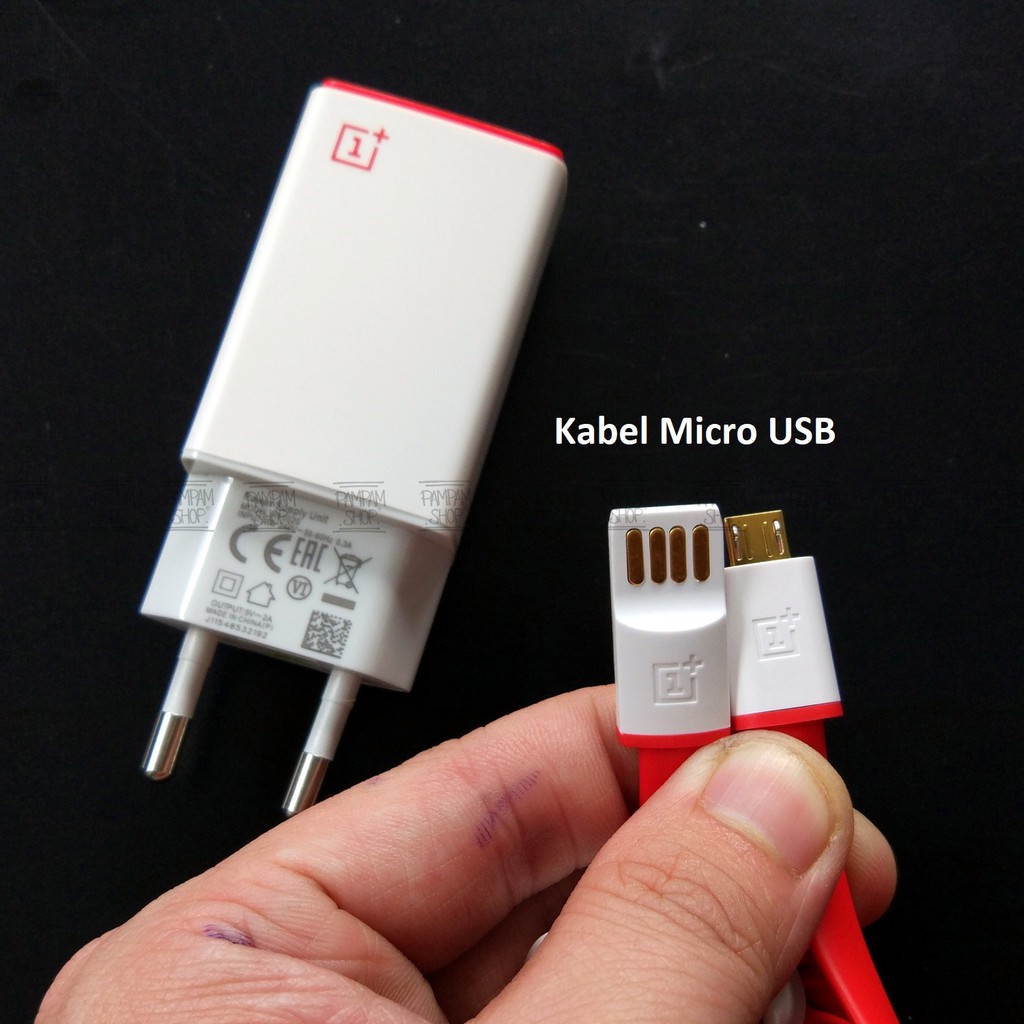 Travel Charger One Plus One MICRO USB 1+ Original OEM 100% Casan Oneplus Ori