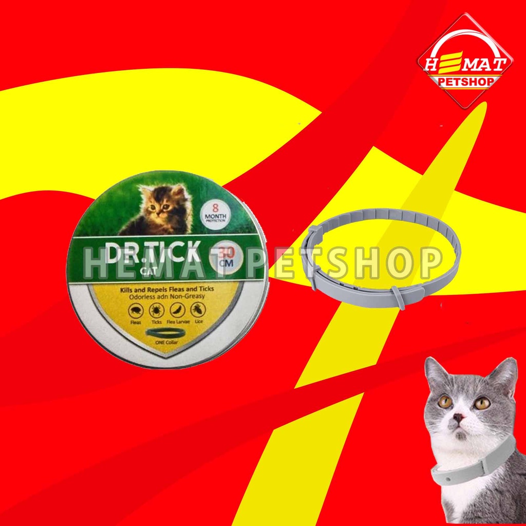 DR Tick Kalung Anti Kutu Kucing Cat Flea Tick Collar 30 Cm