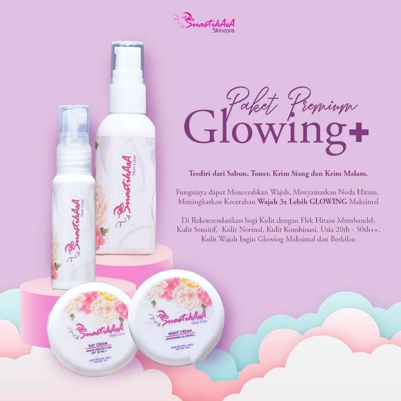 paket glowing plus suastikana skincare