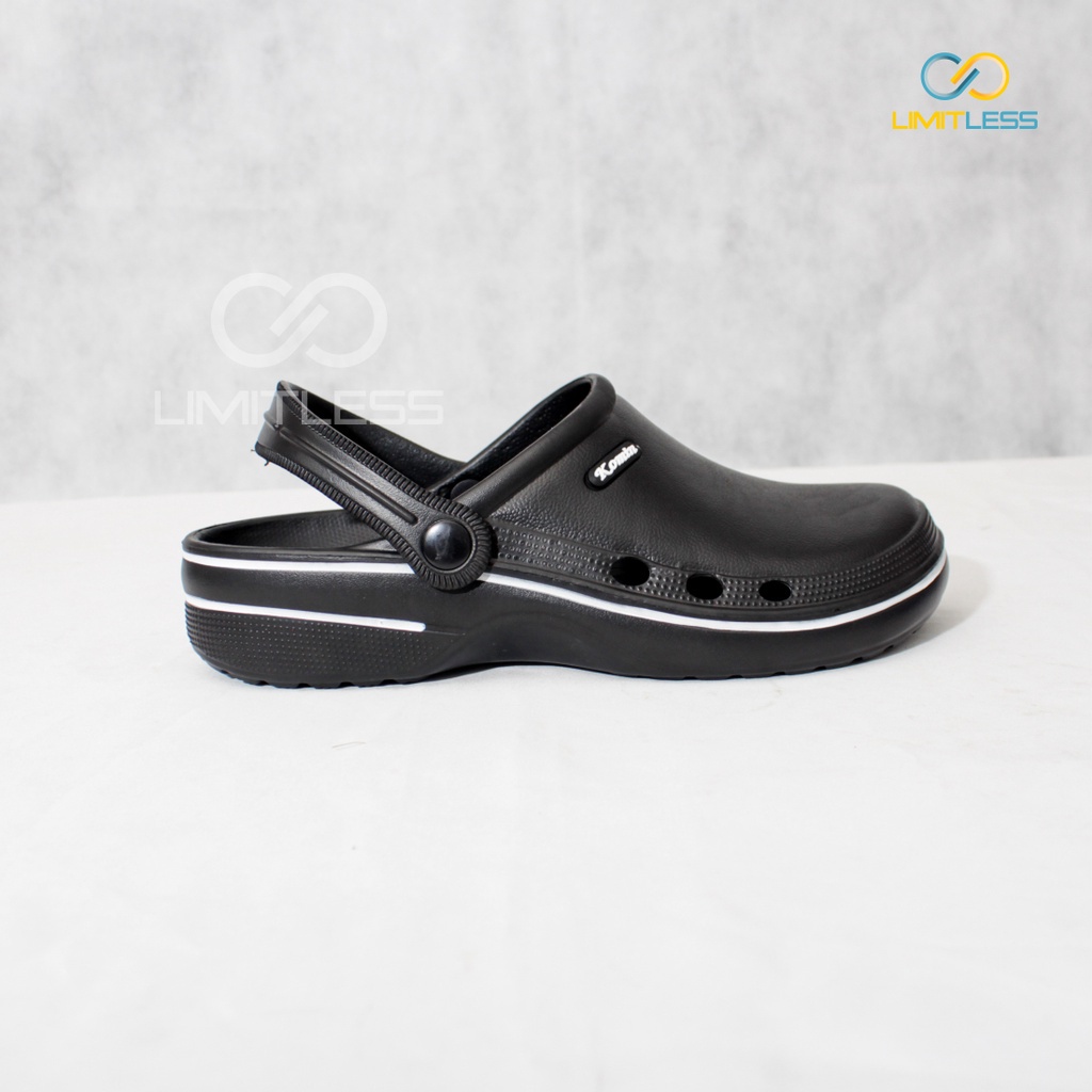 Zerolimit - Sandal Baim Pria Anti Air Trendy Sandal Slip On Cowok Lentur Anti Licin Sendal Baim Pria Kekinian Casual