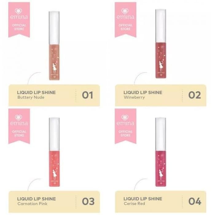 Emina Liquid Lip Shine 4.5 ml