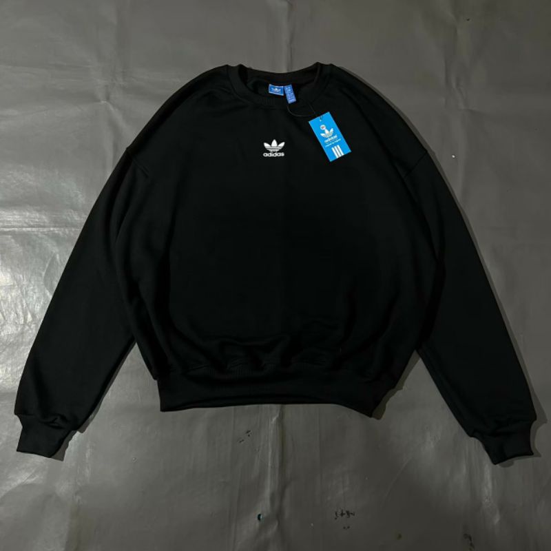 Jaket Sweater Crewneck Adidas Logo