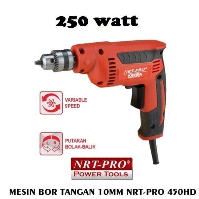 Nrt-Pro Mesin Bor Listrik 10Mm Nrt Pro 450 Hd 250 Watt | Bor Ryu