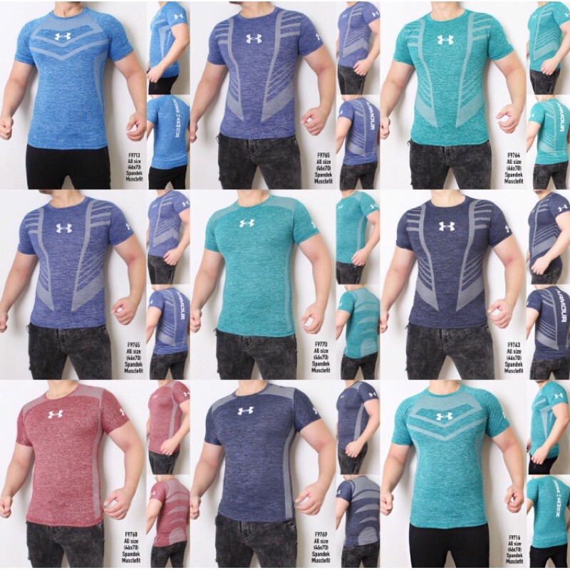 KAOS FITNESS GYM OLAHRAGA PRIA GYM FITNESS TOP MENS