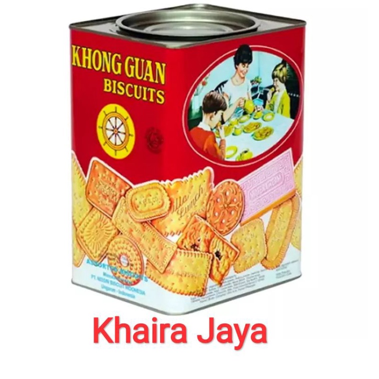 

Biskuit Khong Guan Biscuits Assorted Red Merah Original Asli Lebaran 1600 gr 1.6 kg