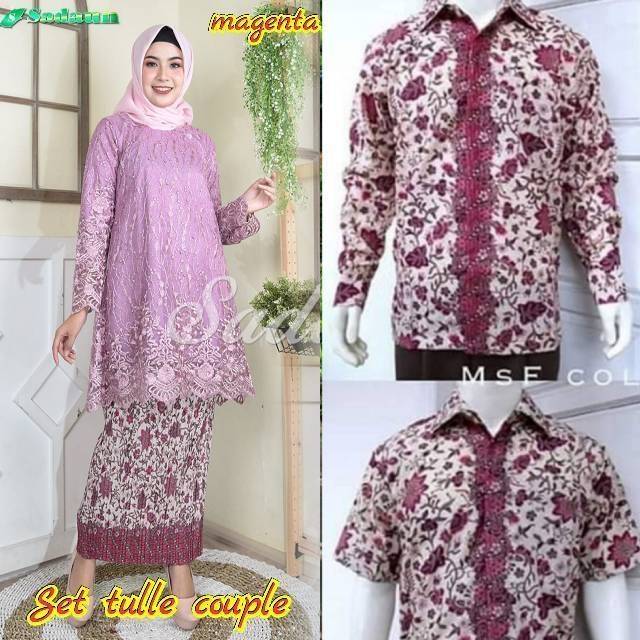 New couple~set kebaya couple~kebaya pesta~kebaya couple ibu anak~kebaya modern