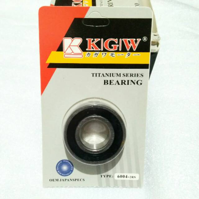 BEARING LAHER 6004 2 RS KGW KAGAWA