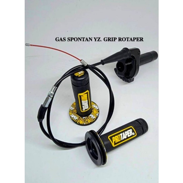 GAS SPONTAN YZ PLUS HANDGRIP PROTAPER UNIVERSAL MOTOR BEBEK VEGA JUPITER SATRIA KLX VORCE ONE DLL