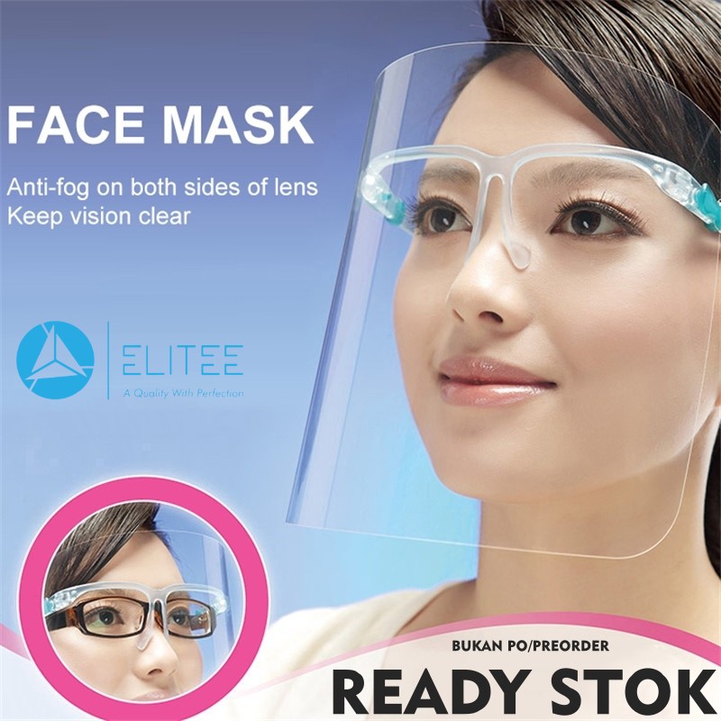 READY STOCK!!! Face Shield Kacamata Pelindung