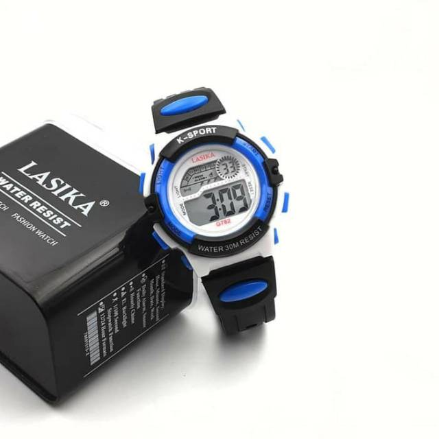 JAM TANGAN ANAK ABG SPORTY KEREN ORIGINAL WATER RESIST LASIKA