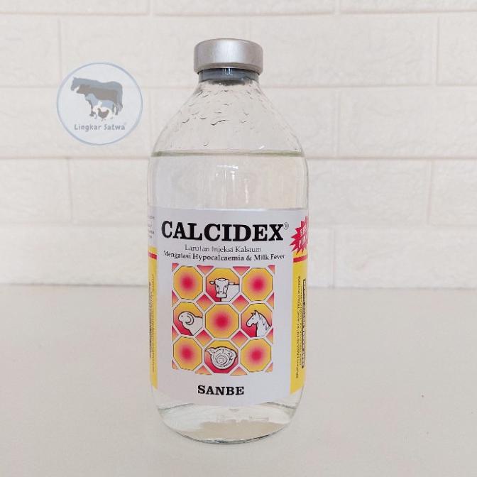 (BISA COD) Calcidex 500 ml / Infus Sapi / Sapi Ambruk / Sanbe Farma BERGARANSI Kode 217