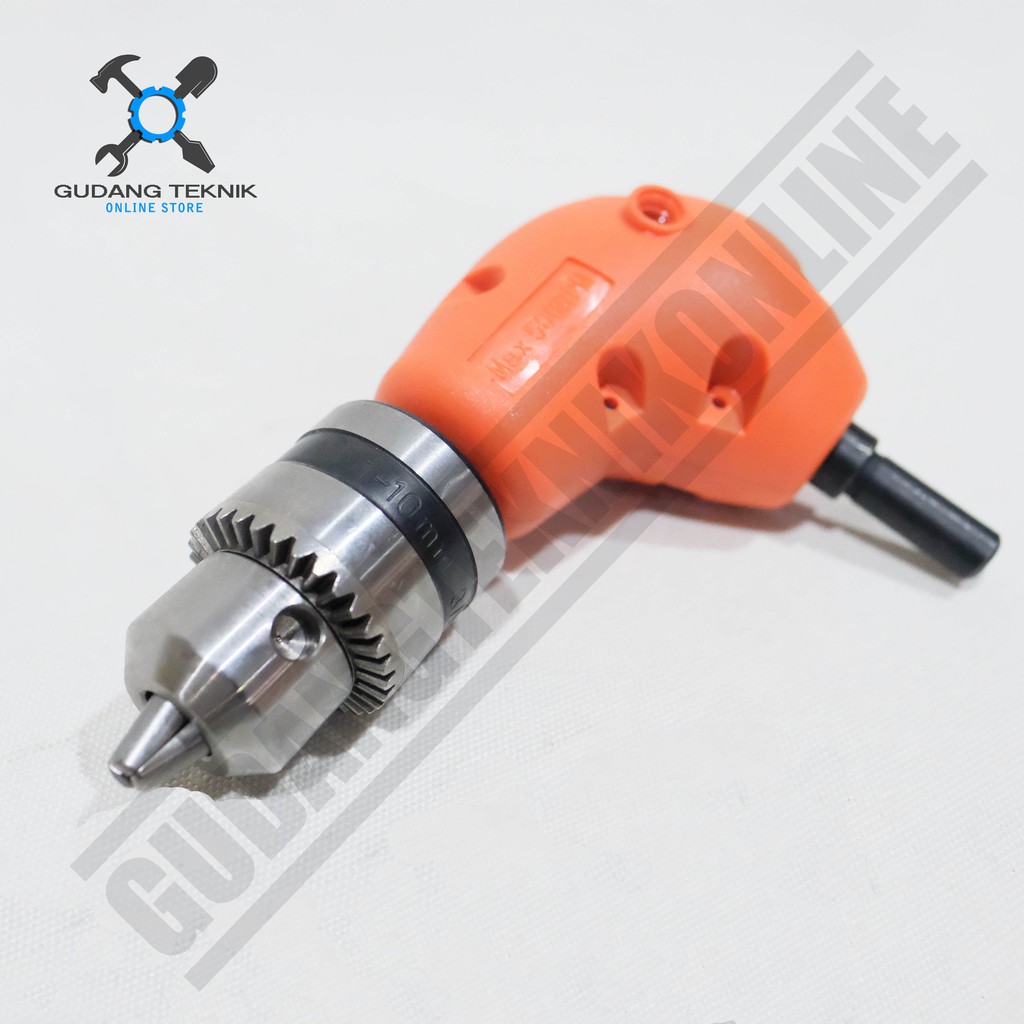 Elbow Drill Extension 10mm Bull BLSP01 002 - Adaptor Adapter Sambungan Kepala Bor Model L 10 mm