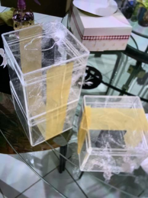 Acrylic Tisue Holder,tempat Tisu Roll Akrilik