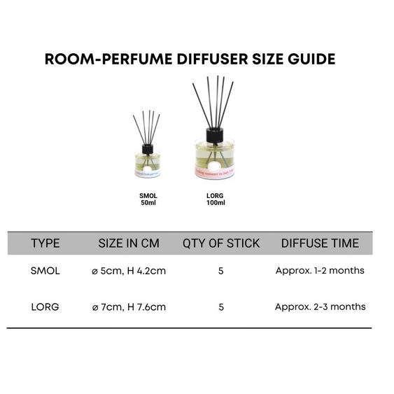 [Art. Z72] Kiumarket - SMOL (50ml) Blushing: Summer in Italy 1980 Room Perfume Reed Diffuser Penghar