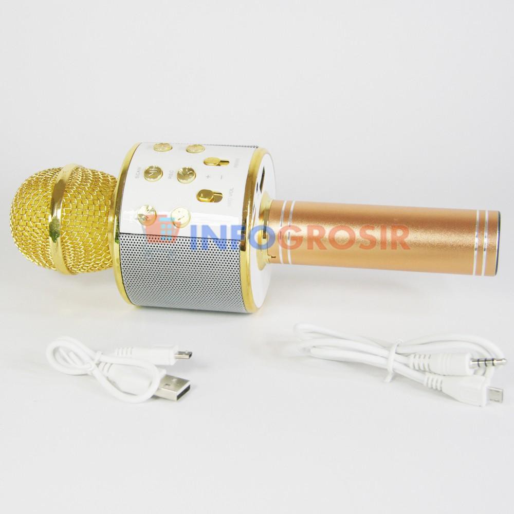 Jual  Karaoke Speaker Mic Wireless Karsis Teckyo GMC 2104 Bluetooth Musik Audio Murah