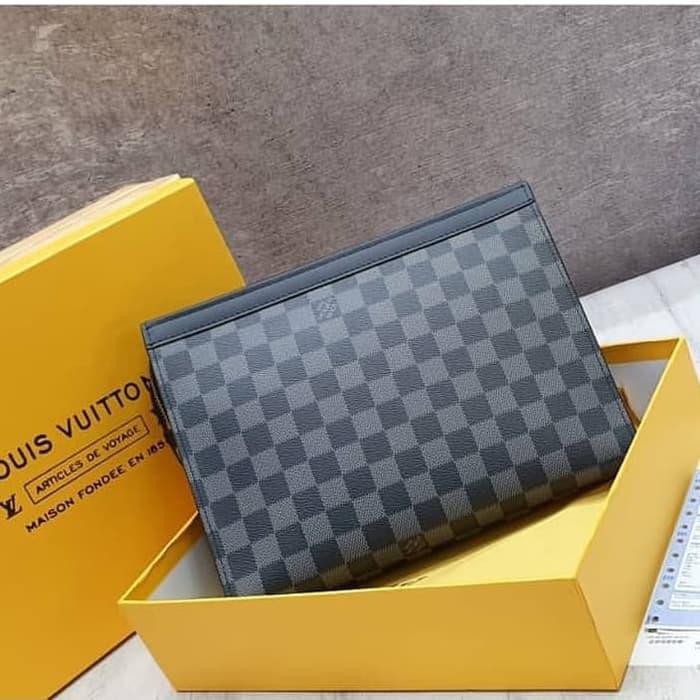 TERMURAH TAS PRIA CLUTCH MIRROR KULIT ASLI LV 03 MURAH MERIAH 