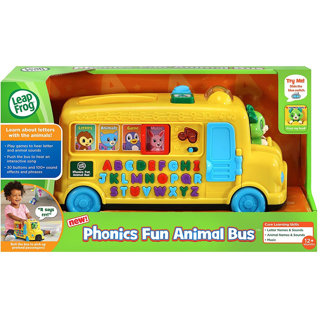 Leap Frog Phonics Fun Animal Bus