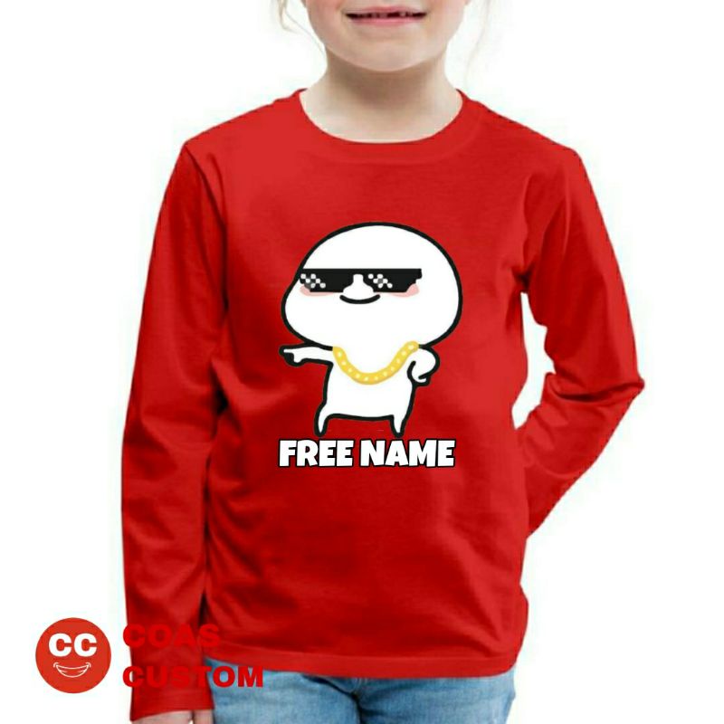 Kaos pentol stiker anak lucu keren