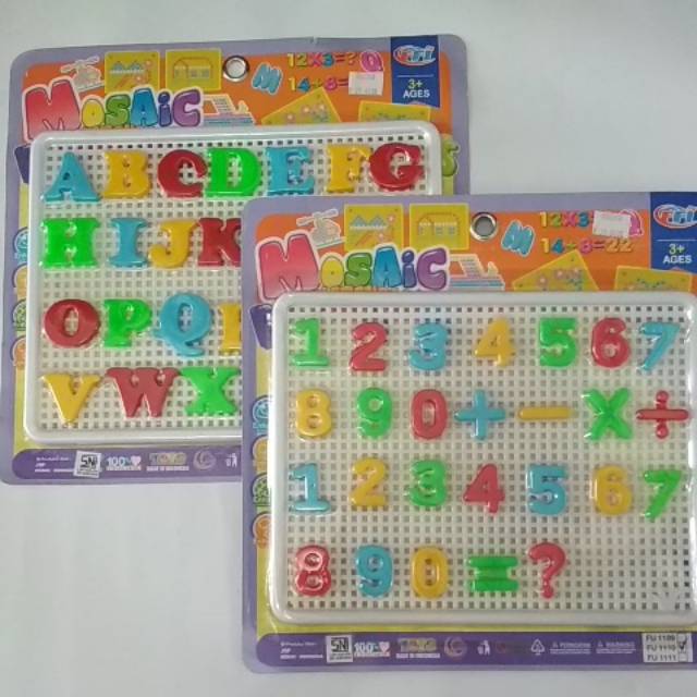 Mainan Edukasi Angka dan Huruf