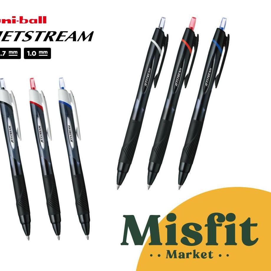 

(TREN TERBARU) Uni Ball JETSTREAM Ballpoint Pen 0.7 1.0 mm Uniball Pulpen