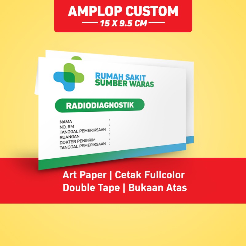 

Cetak Amplop Murah Ukuran 15 X 9.5 cm