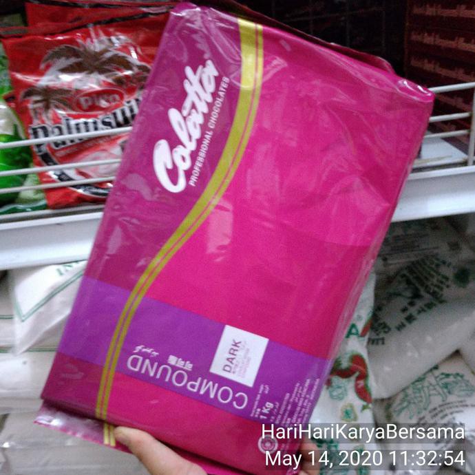 

Ready Stock] Colatta Dark Compound Chocolate 1Kg