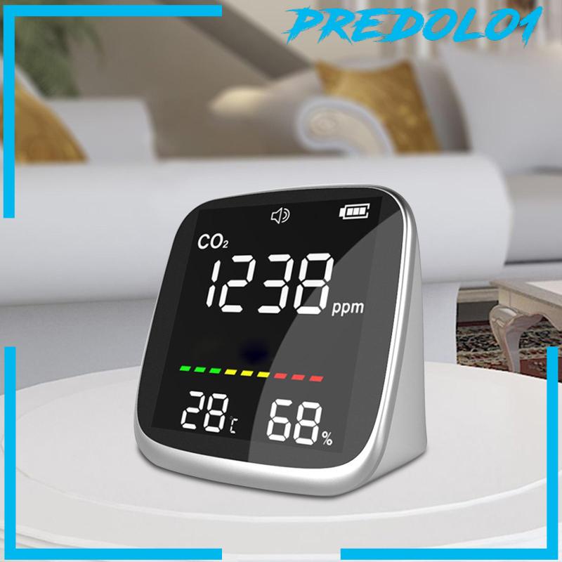 (Predolo1) Co2 Termometer Detektor Ambient Co2 Portable Untuk Ruang Kelas