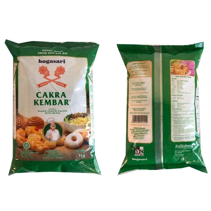 

Tepung terigu cakra kembar 1kg