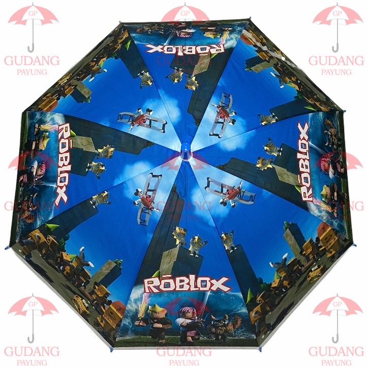 Payung Anak Karakter PVC Motif Roblox