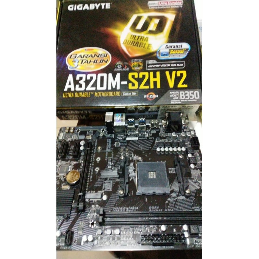 GIGABYTE GA A320M S2H V2 / B350 (AM4 AMD RYZEN B350 DDR4)