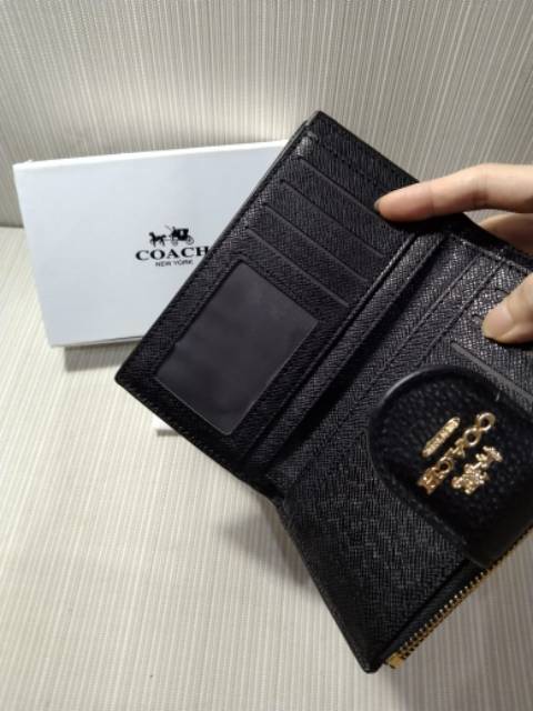 Dompet kancing &quot;C&quot;mini Emboss Signature with box + dustbag