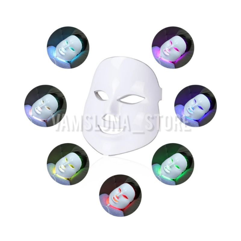 Topeng PDT 7 in 1 warna LED Mask 7 color Original Beauty Star sempurna setelah perawatan bb glow