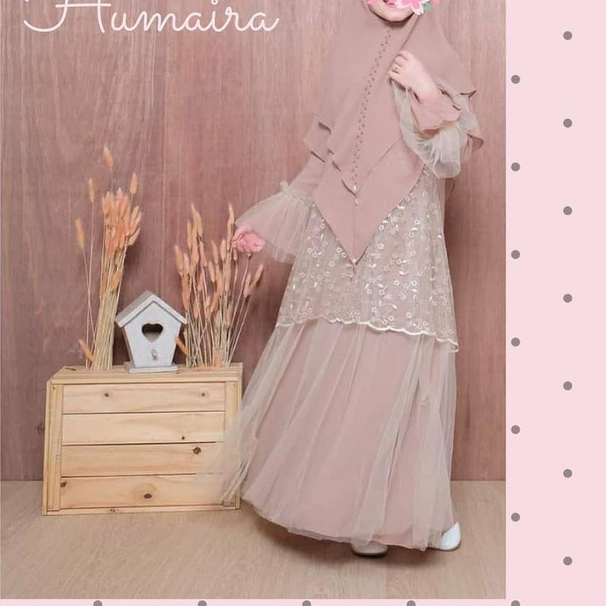 [Original] HUMAIRA SYARI KIDS CB Gamis Syari Anak  Terbaru 2021 Gamis Anak Remaja Baju Anak Umur 10-