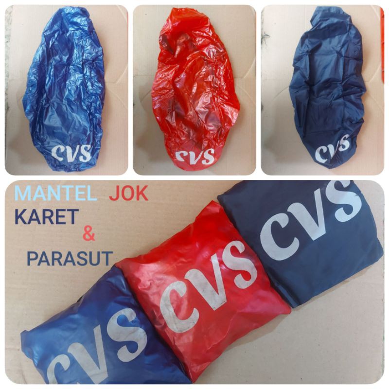 Mantel  jok parasut transparan