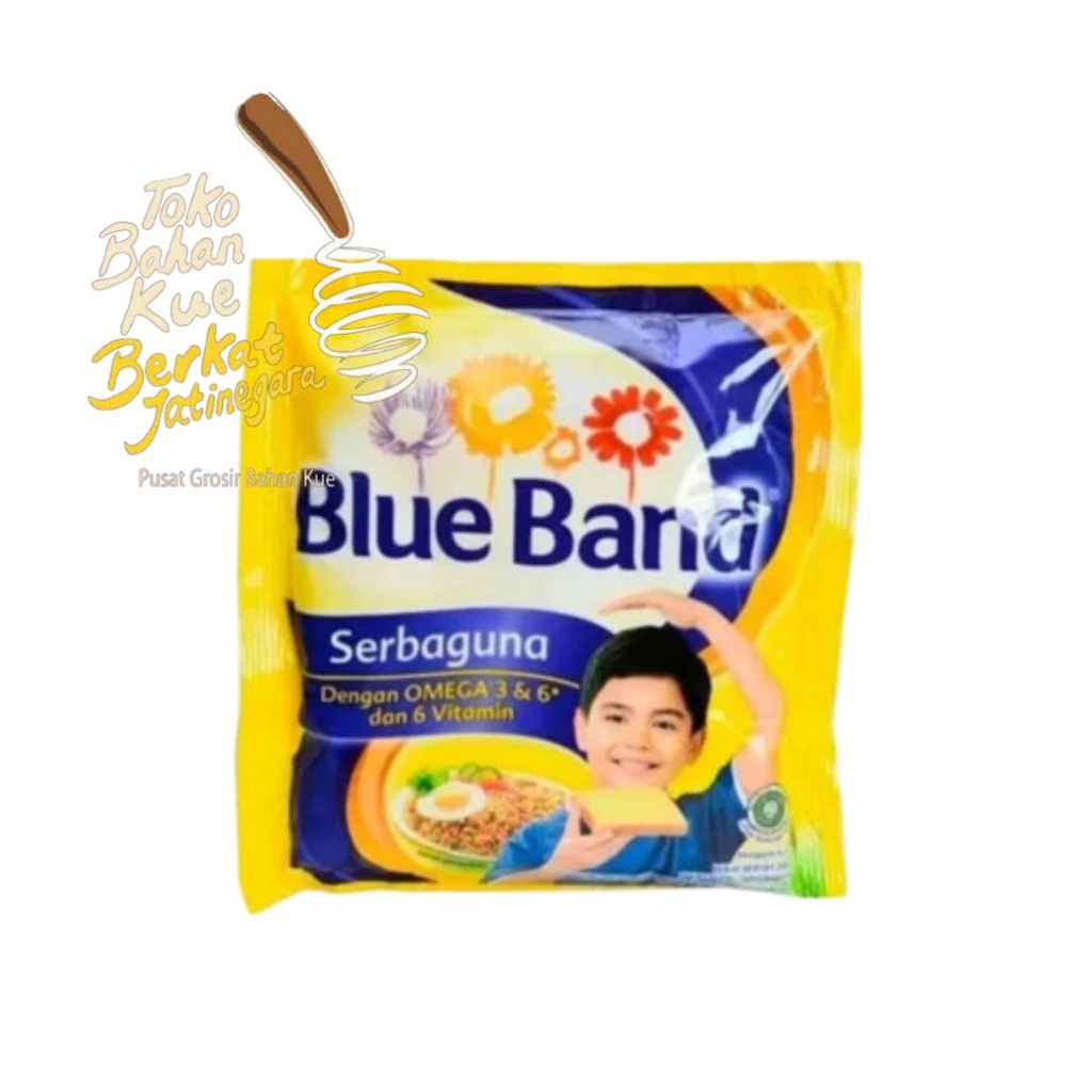 

MARGARINE BLUE BAND SACHET 200 GR / BLUE BAND SACHET / BLUE BAND 200 GR / PCS