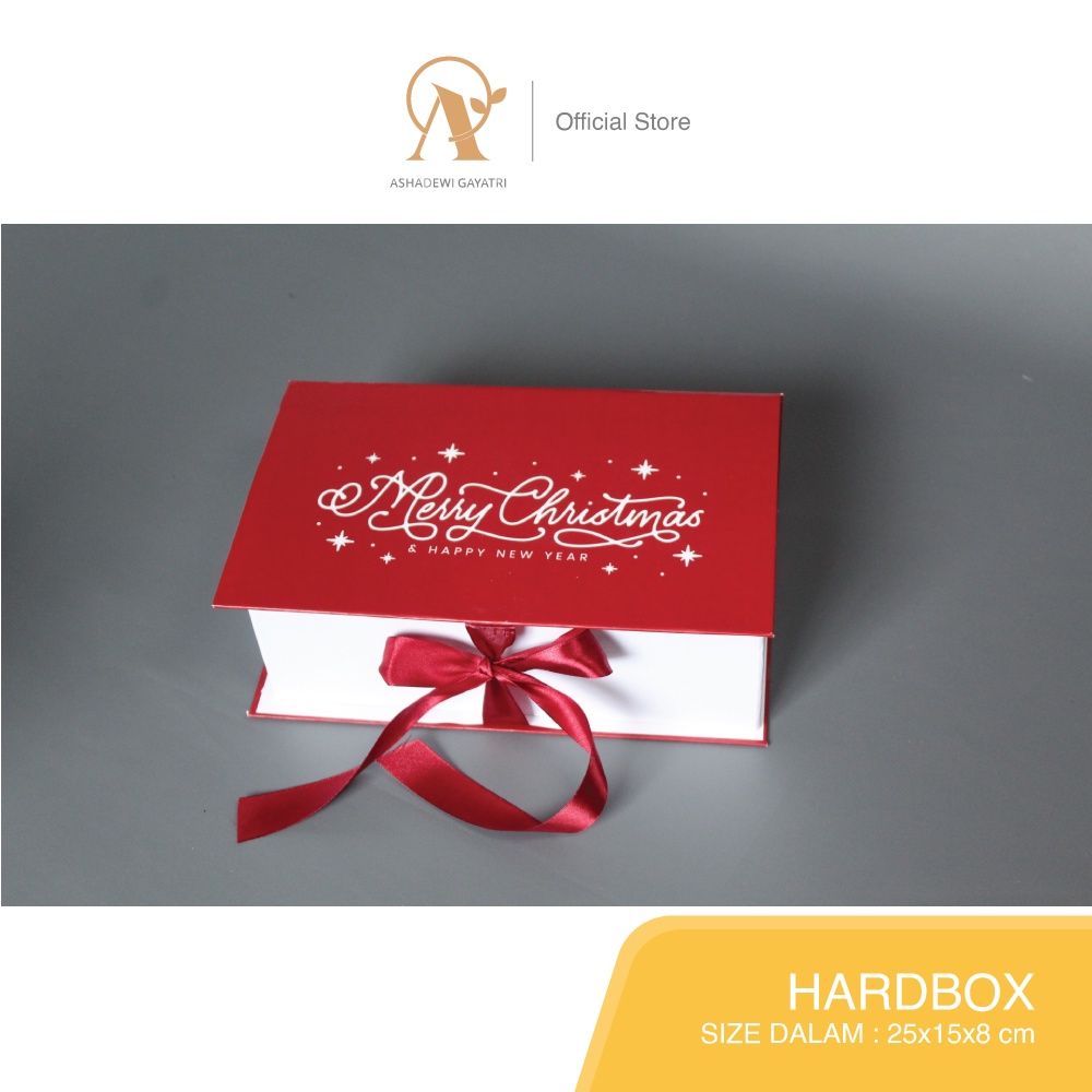 

Ashadewi Gayatri - Hardbox 25 x 15 x 8 cm - Merry Xmas Red