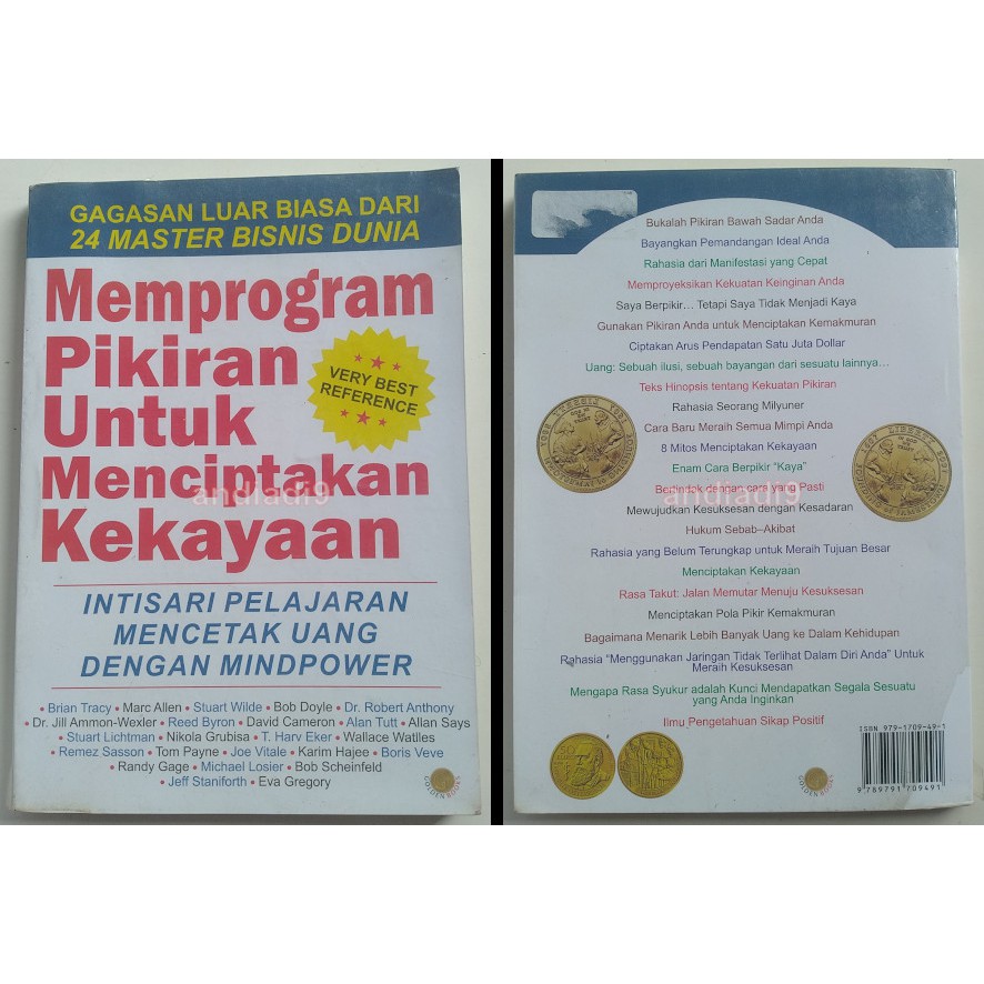 

MEMPROGRAM PIKIRAN UNTUK MENCIPTAKAN KEKAYAAN GAGASAN LUAR BIASA DARI 24 MASTER BISNIS DUNIA